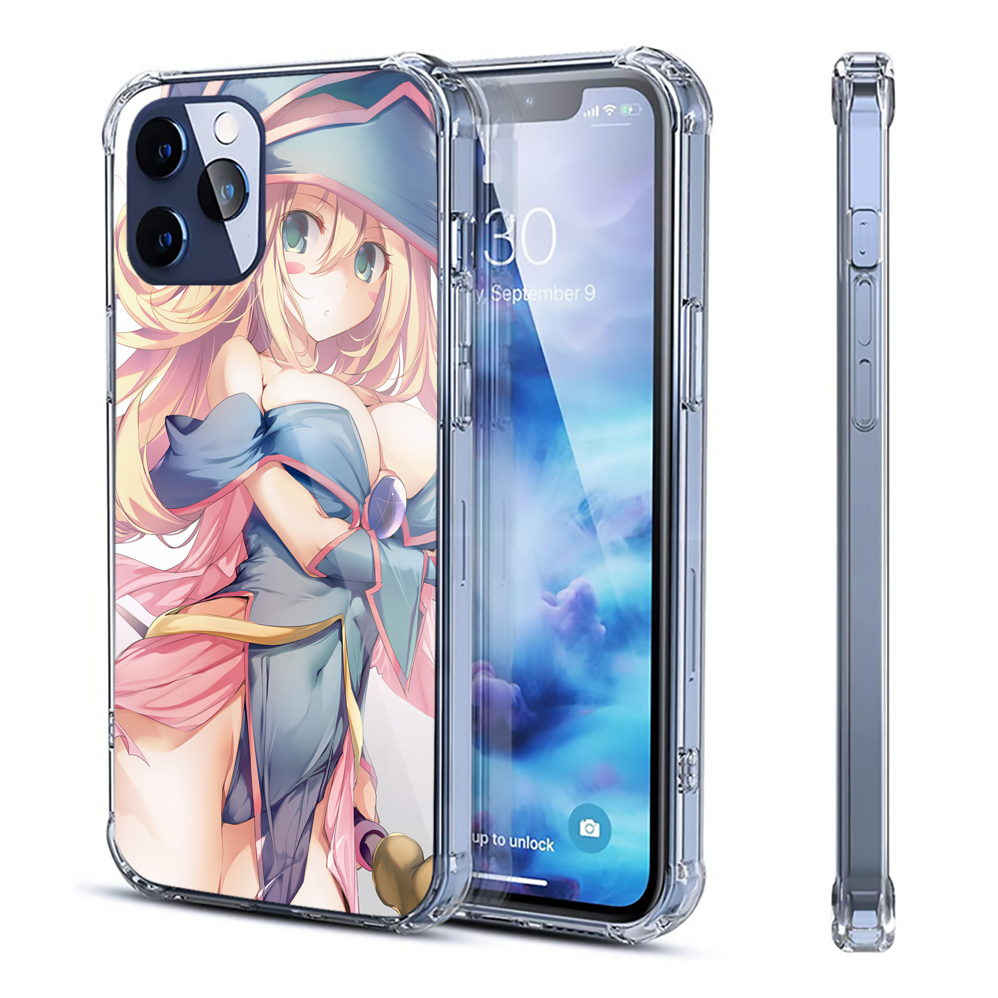 （画像用） 遊☆戯☆王 Yu-Gi-Oh! 【iPhone 12シリーズ対応】透明スマホケース（クリアソフトケース）